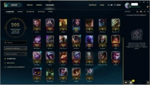 Conta League of Legends Barato LOL
