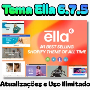 Tema Shopify Ella + Atualizações e Bônus