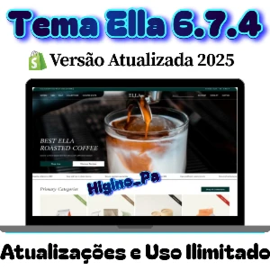Tema Shopify Ella + Atualizações e Bônus