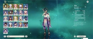 Conta Xiao + Lança de Jade  AR46 + Resinas - Genshin Impact