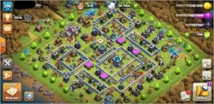 Conta clash of clans cv 13 quase full