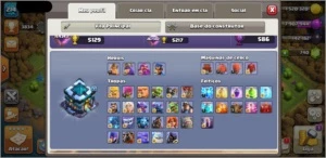 Conta clash of clans cv 13 quase full