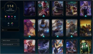 Conta lol nivel 172 - 114 skins, não tem todos campeões - League of Legends