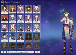 AR54 > Xiao+Ventic2+Diluc e outros 5 estrelas - Genshin Impact