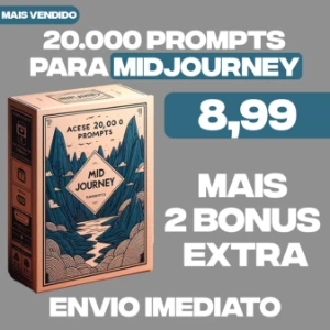 Madjourney + 20.000 Prompts De Comandos Secretos + Bonus - Serviços Digitais