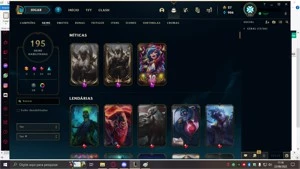 conta de valorant com champions 2021 e sherriff arcane mais