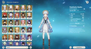 23 Chars T5 + 16 Armas T5 + Skin Ayaka E Keqing + Star Rail - Honkai: Star Rail