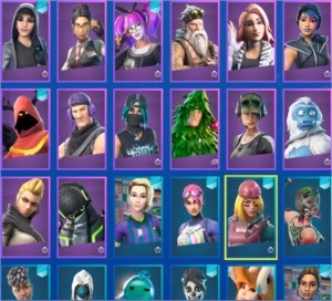 fortnite account with several bundles