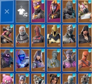 fortnite account with several bundles