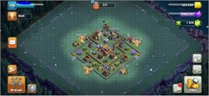 clash of clans cv9 full muito barato + 1370 de gemas