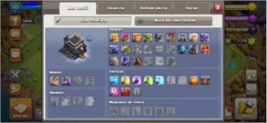 clash of clans cv9 full muito barato + 1370 de gemas