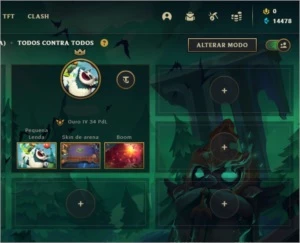 Conta League Of Legends com123  Lendas TFT Teamfight Tactics LOL