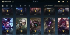 conta wild rift gold 1, varias skins e champs e conta lol - League of Legends