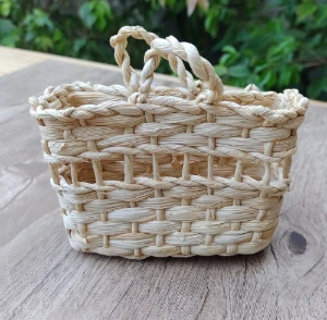 Sacolinha de Palha para Lembrancinhas - Tamanhos - Artesanato e Personalizados