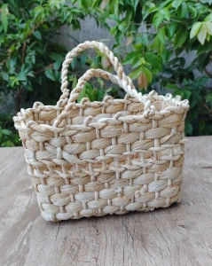 Sacolinha de Palha para Lembrancinhas - Tamanhos - Artesanato e Personalizados