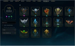 Conta de league of legends , ouro e com todos os campeões LOL