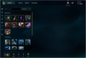 Conta de league of legends , ouro e com todos os campeões LOL
