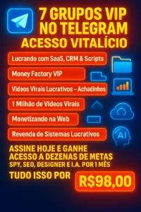 Mega Pack de Grupos Vip, comece a Lucrar Hoje mesmo! - Others
