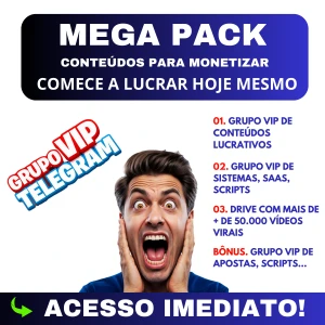 Mega Pack de Grupos Vip, comece a Lucrar Hoje mesmo! - Outros