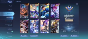 Mobile legends conta Full embremas