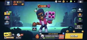 Conta brawl stars com leon gale Shelly hyper carga