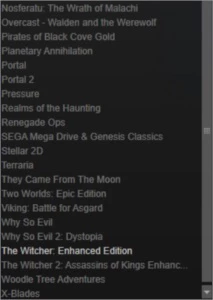 Conta Steam com 56 jogos + R$7,35 na carteira
