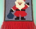 Pano Papai Noel 39 x 26 cm - Pe-09 - Artesanato e Personalizados