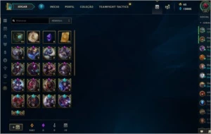 conta LoL |110 champs|60 skins |plat 2|BARATO PRA SAIR LOGO - League of Legends