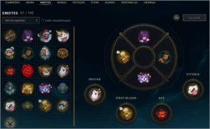 conta LoL |110 champs|60 skins |plat 2|BARATO PRA SAIR LOGO - League of Legends
