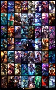 conta LoL |110 champs|60 skins |plat 2|BARATO PRA SAIR LOGO - League of Legends