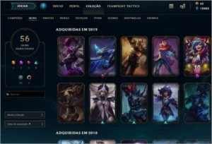 conta LoL |110 champs|60 skins |plat 2|BARATO PRA SAIR LOGO - League of Legends