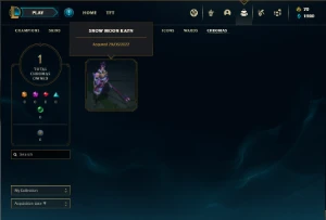 Conta ouro 4 com 46 Champs e 10 Skins + 2 Fragmentos - League of Legends LOL