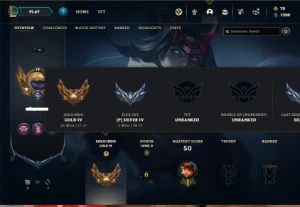 Conta ouro 4 com 46 Champs e 10 Skins + 2 Fragmentos - League of Legends LOL