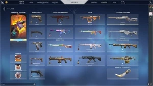 CONTA VALORANT D2, MAIS DE 1000 REAIS EM SKINS, LVL 150