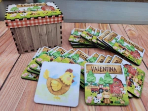 Jogo da Memória Fazendinha em MDF com 12 Pares