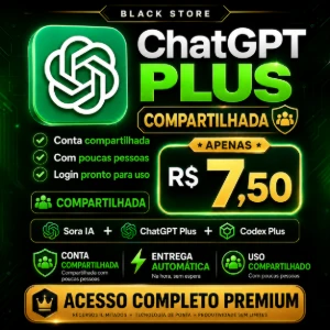 ChatGPT Plus Compartilhado Chatgpt Plus 30 dias de suporte - Inteligência Artificial