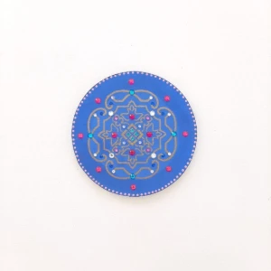 Mandala Indiana Colorida - Artesanato e Personalizados