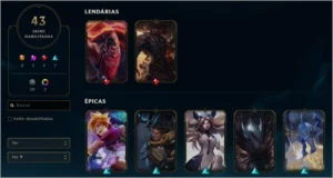 Conta de League of legends : Platina II , LOL