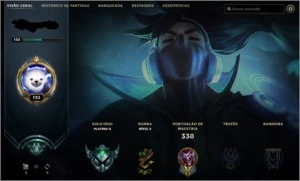 Conta de League of legends : Platina II , LOL
