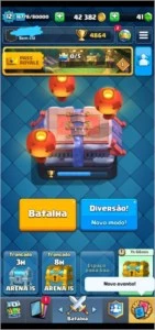 Conta no Clash Royale, 4k+ de troféus quase liga lendária