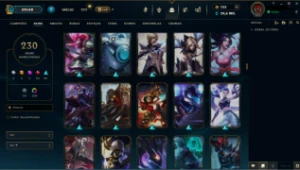 Conta Lol Mestre 230 Skins - League of Legends