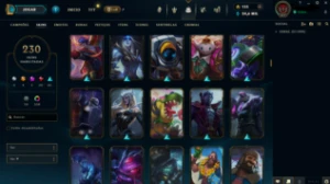 Conta Lol Mestre 230 Skins - League of Legends