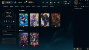 Conta Lol Mestre 230 Skins - League of Legends