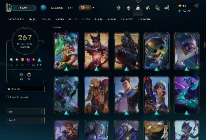 Conta Lol 267 Skins|Todos Os Campeos|Full Acesso|Mono Yasuo - League of Legends