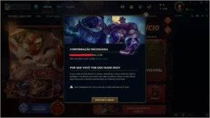 Conta Platina 1 League of legends LOL