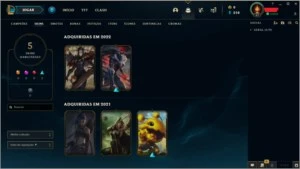 Conta Platina 1 League of legends LOL