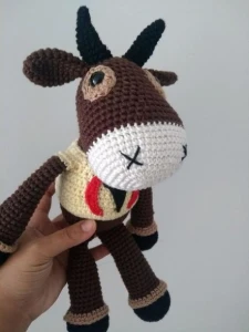 Amigurumi Touro - Artesanato e Personalizados