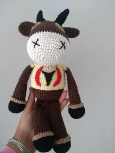 Amigurumi Touro - Artesanato e Personalizados
