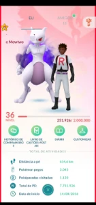 conta pokemon go lvl 36 - Pokémon