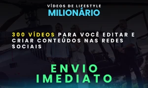 300 Vídeos De Lifestyle Milionário | Crie Conteúdos - Serviços Digitais